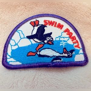 Swim Party penguin patch